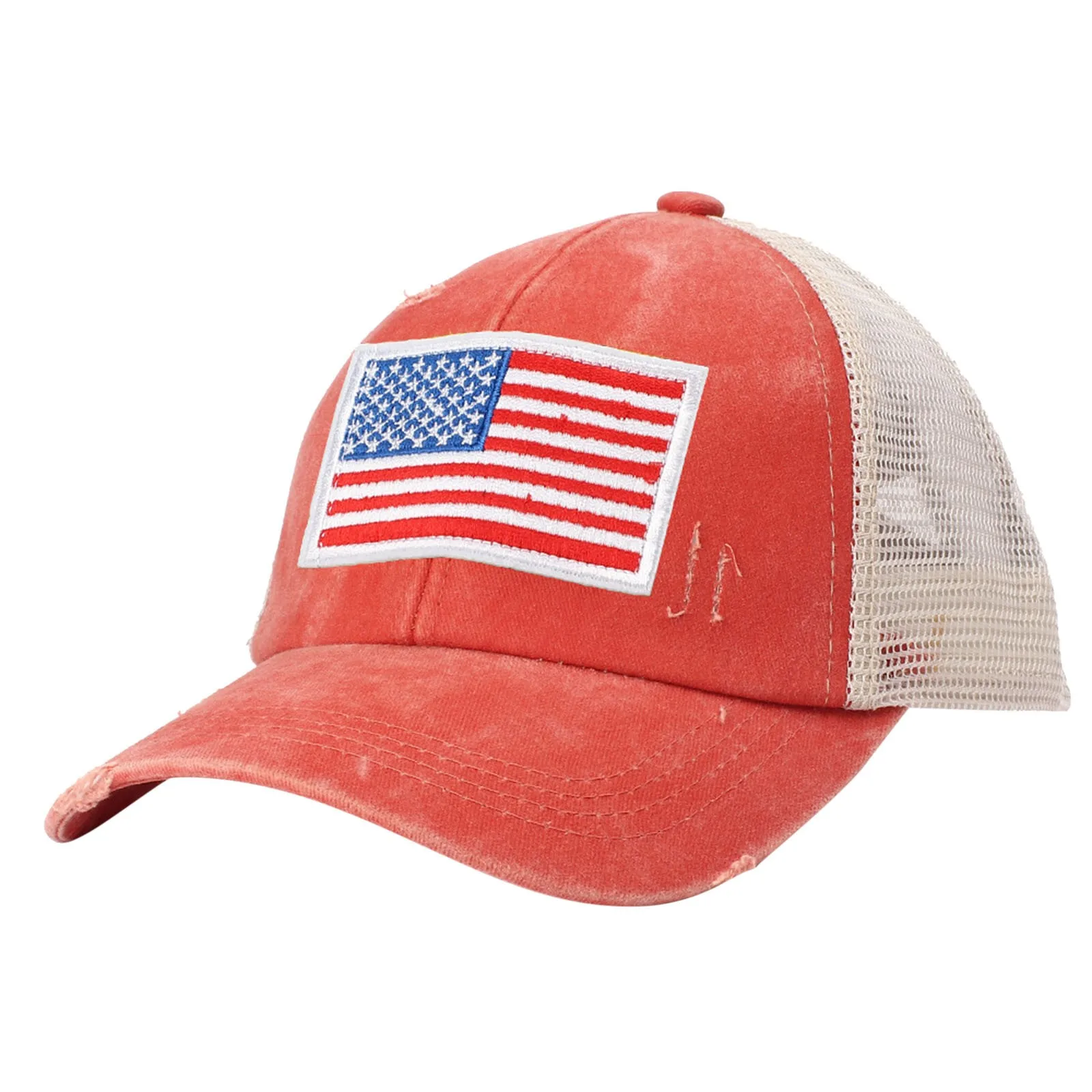 Окото бейзболна шапка възстановяване на предишното положение Gorras За бягане, тренировки и активна почивка, Универсална шапка с бродерия на американското Gorras