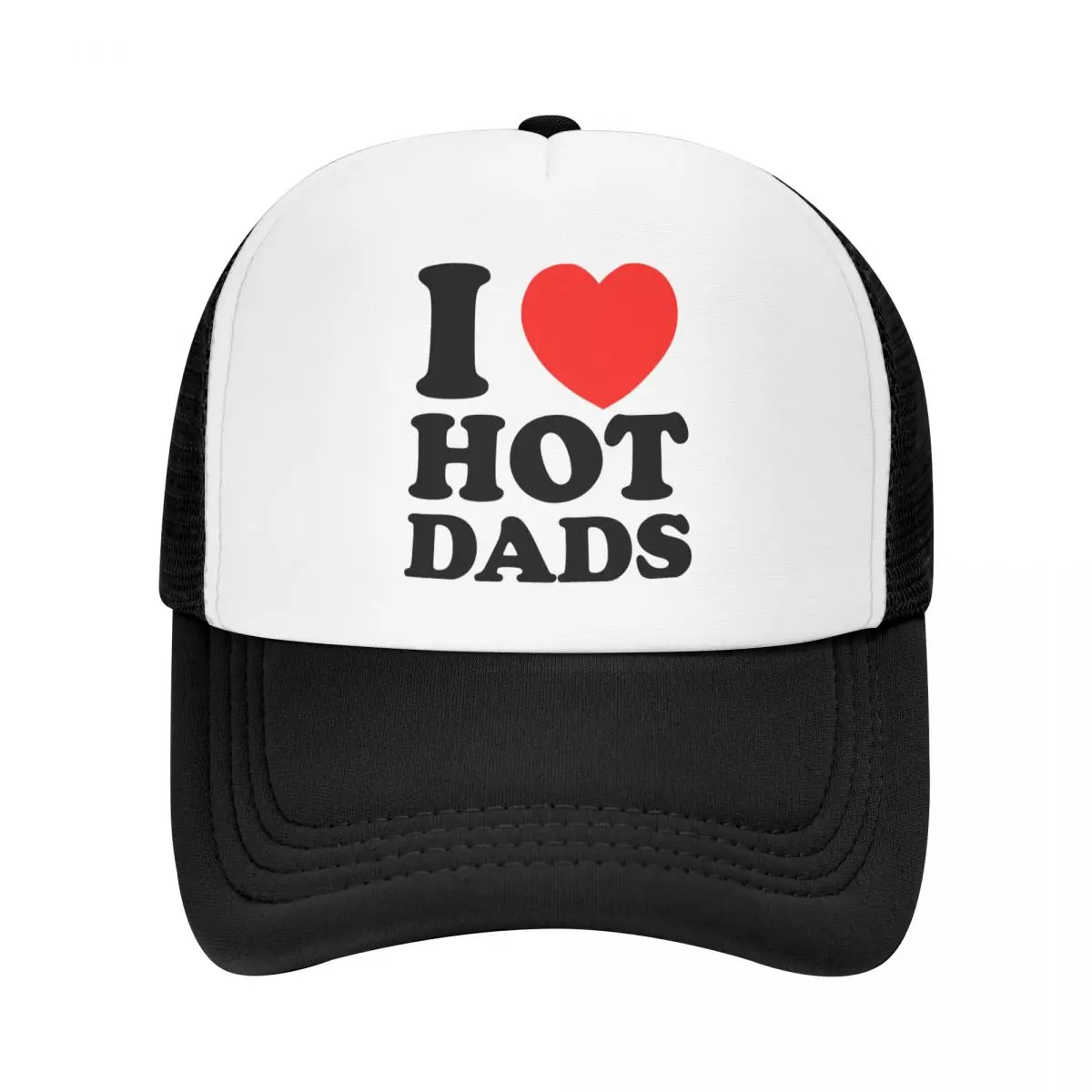 Персонални Бейзболна Шапка I Love Hot Dads За Мъже И Жени, Регулируем Шапка На Шофьор На Камион, Летни Спортни Шапки, Бейзболни Шапки Възстановяване На Предишното Положение