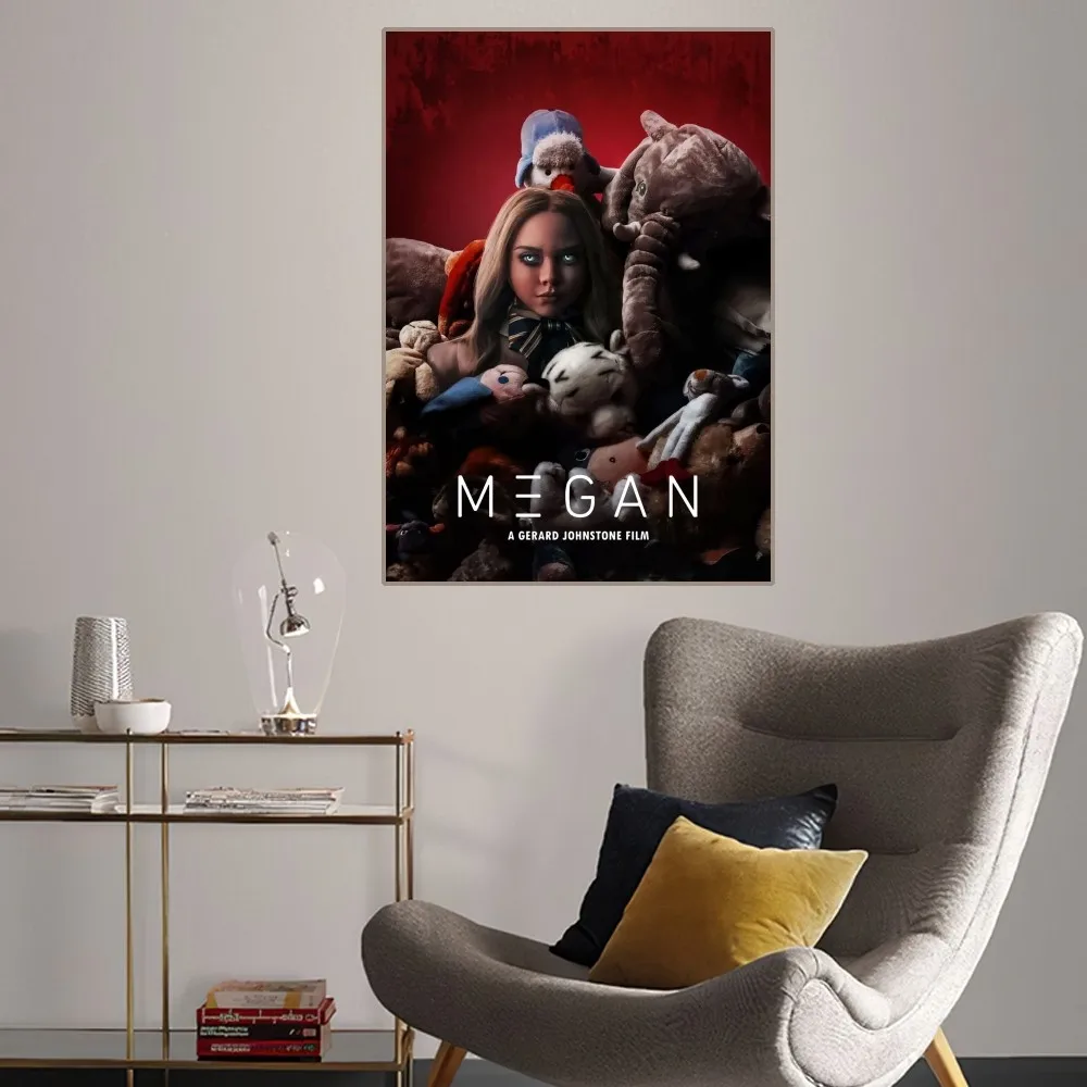 Плакат M3GAN Moive Home Room Decor стикери за стенопис в стил Естетика на Изкуството