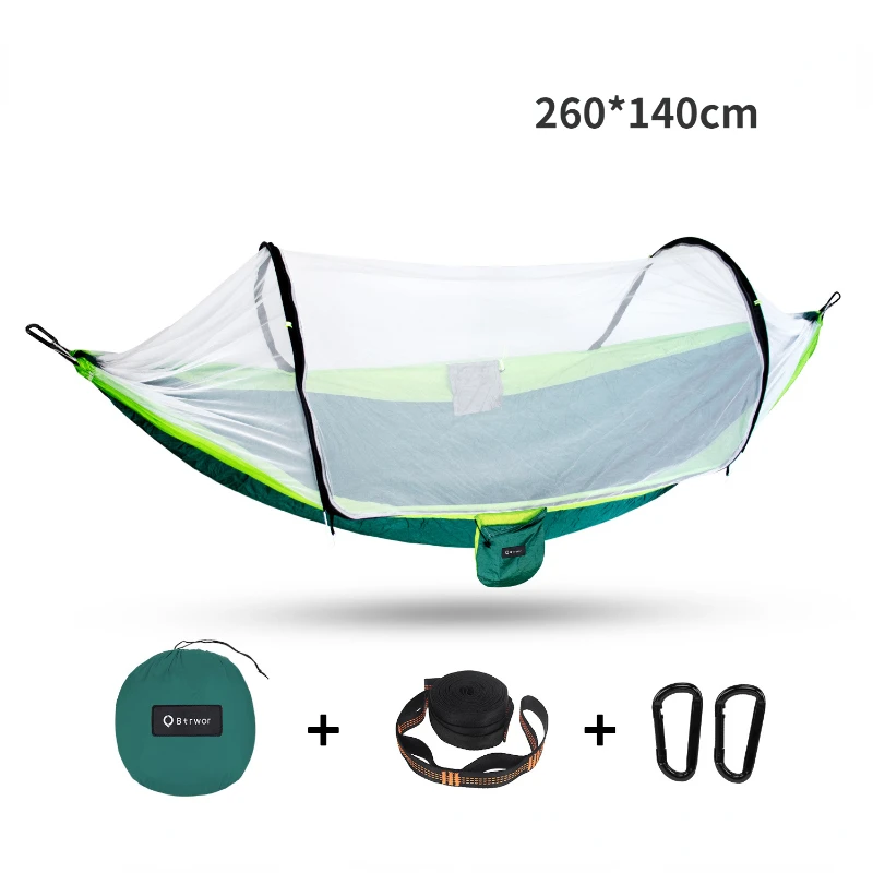 Преносим Открит Къмпинг Хамак за 1-2 човека, Люлка с комарите мрежа, Подвесная легло, Ultralight Туристически Спален Хамак-палатка