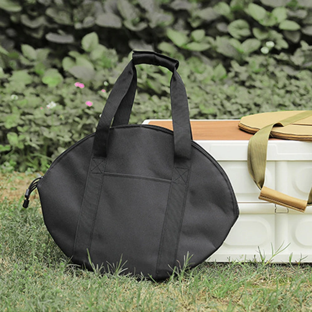 Преносима Туристическа чанта за Тигана от плат Оксфорд, чанти за готварски съдове, прибори за пътуване на открито, къмпинг