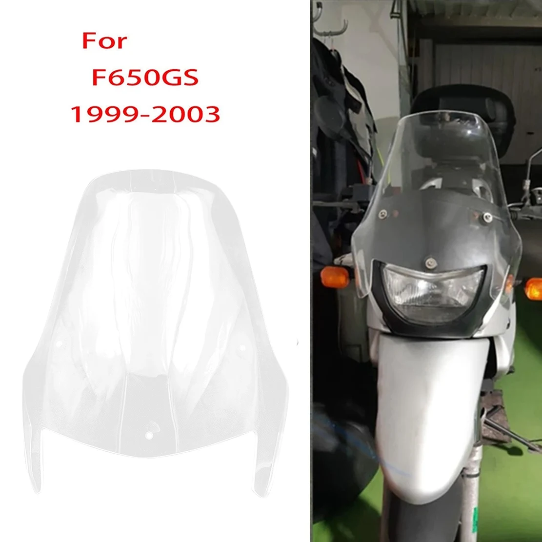 Прозрачно Предното Стъкло Мотоциклет, Ветроупорен Екран, Дефлектори за-BMW F650GS F 650 GS 1999-2003