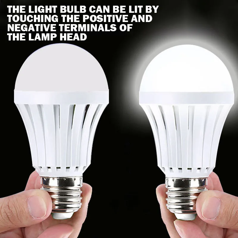 Спешна крушка 220v, зарядно устройство ще захранване на Led лампа, Интелигентно Disaster домашното Осветление, Изключване на електрозахранването, Автоматично Светлина, Домашен Декор