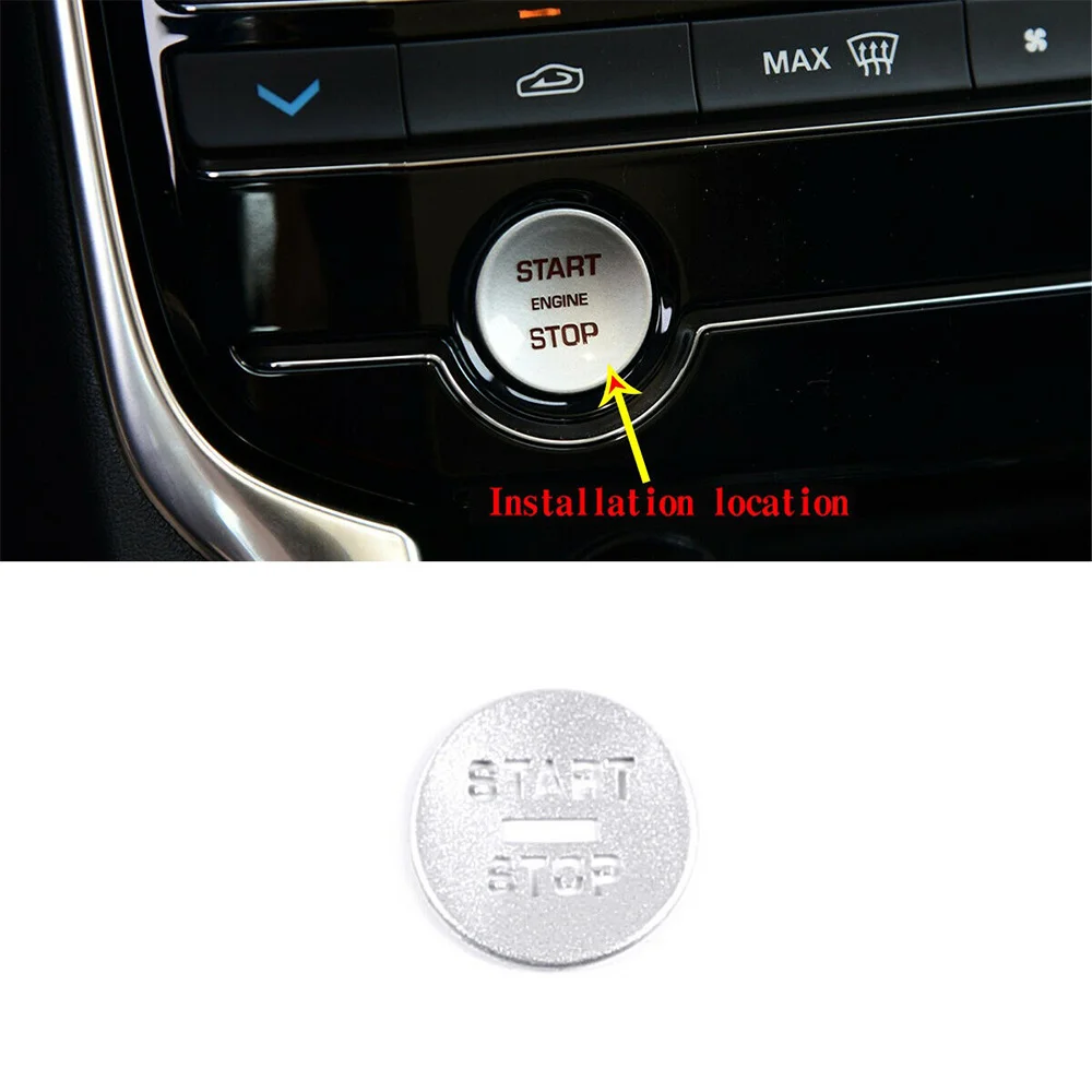 Стикери за Купето на автомобила Бутон за Включване на двигателя Start Stop за Jaguar XF 2008-2015