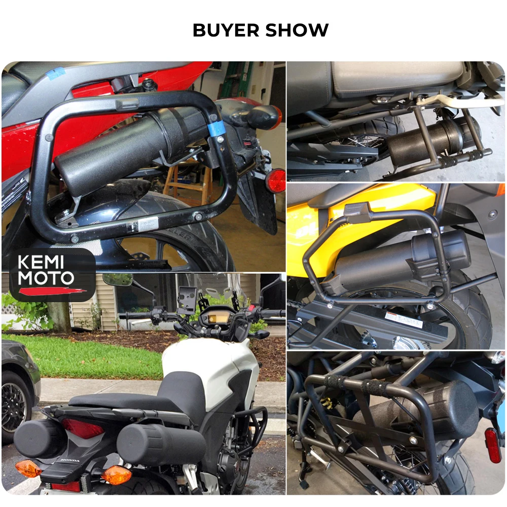 Универсални Аксесоари За мотоциклети, на Тръба, Непромокаеми Ръкавици За Съхранение на Derbi Senda Vstrom Ninja 300 Trk 502x
