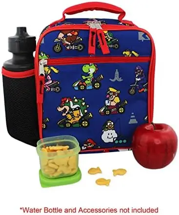 Училищен обяд-бокс с мека изолация за момчета и момичета (един размер, синьо) Кутия за сандвичи Мъкна Boite Обяд-бокс за деца Бод lunch бо