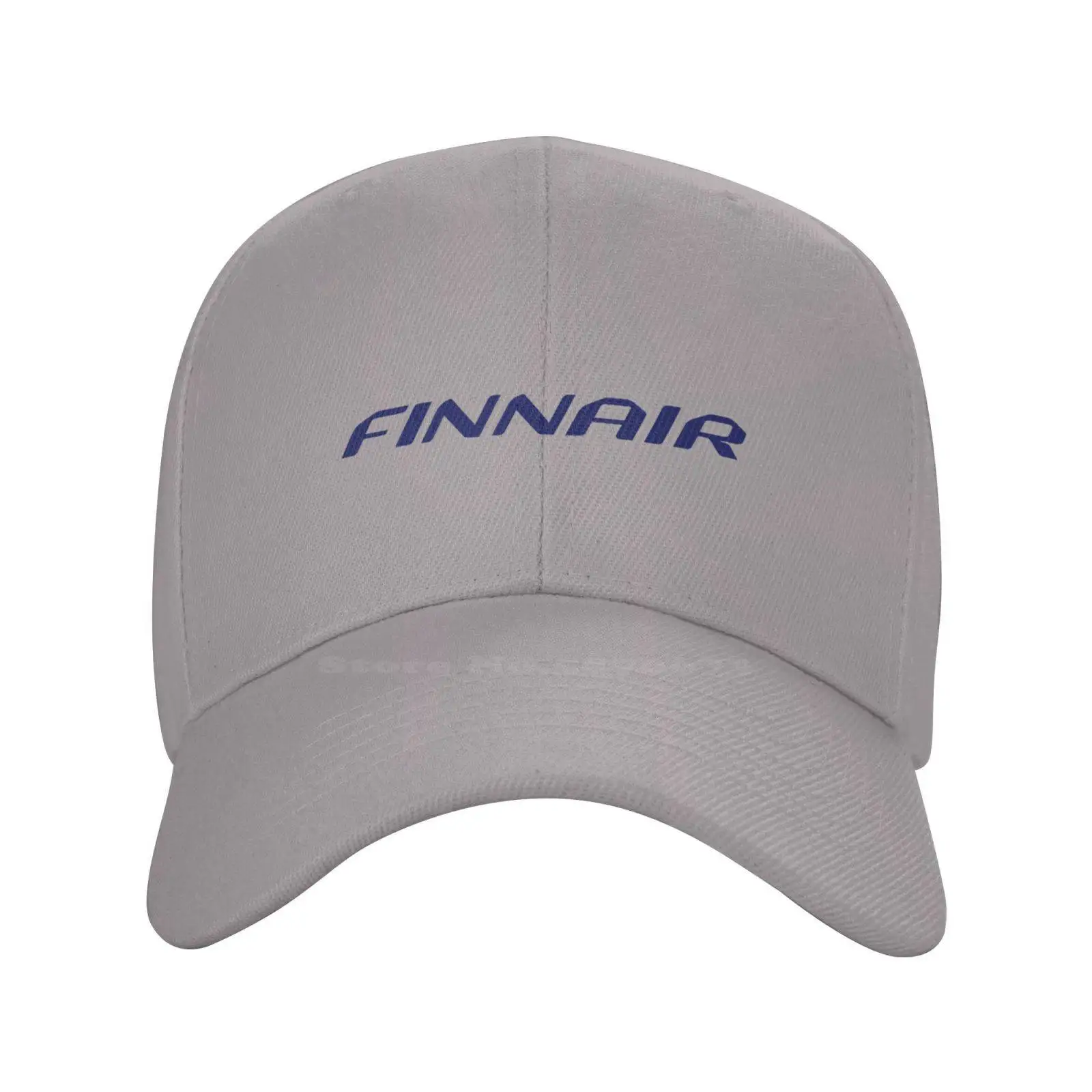 Шапка от висококачествен плат деним с графичен логото на Finnair, Вязаная капачка, бейзболна шапка